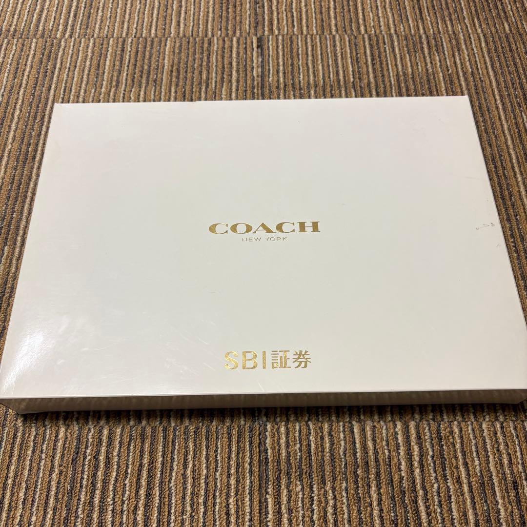 COACH コーチ　タオルギフト　シグネチャー　文字ロゴ　キャンバス柄