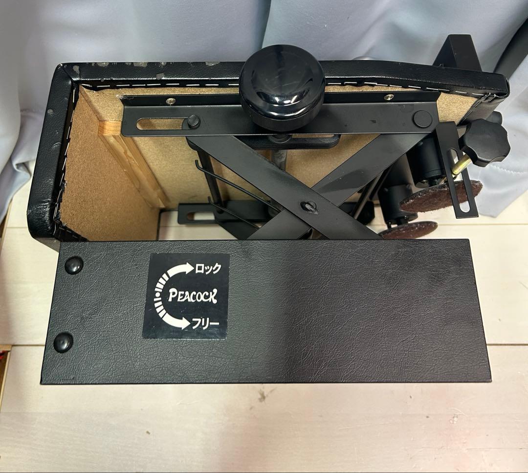 吉澤（PEACOCK）ピアノ 補助ペダル 補助台　フリーストップ式