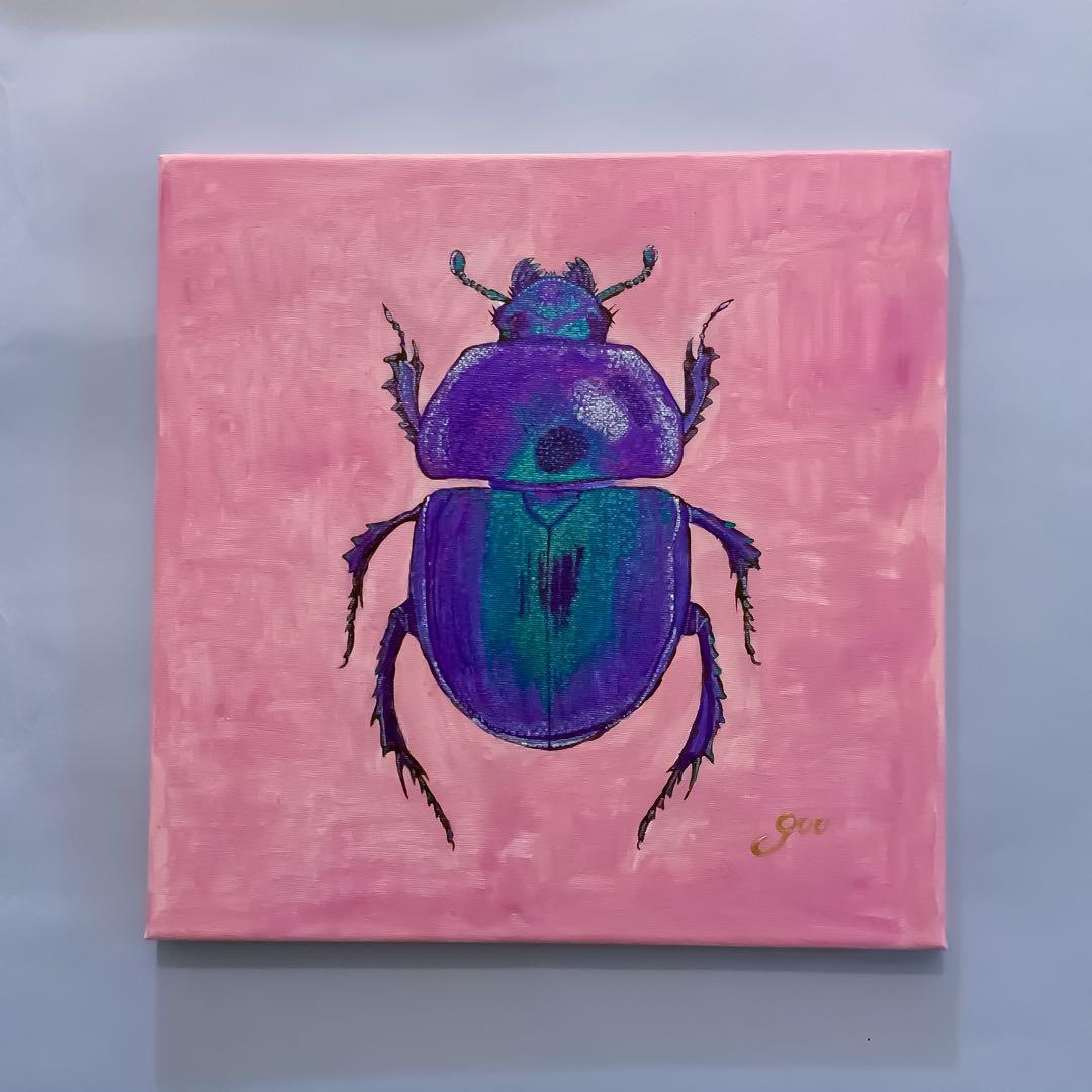 各種公募展入選作家による現代アートリアリズム作品　『ビートル』