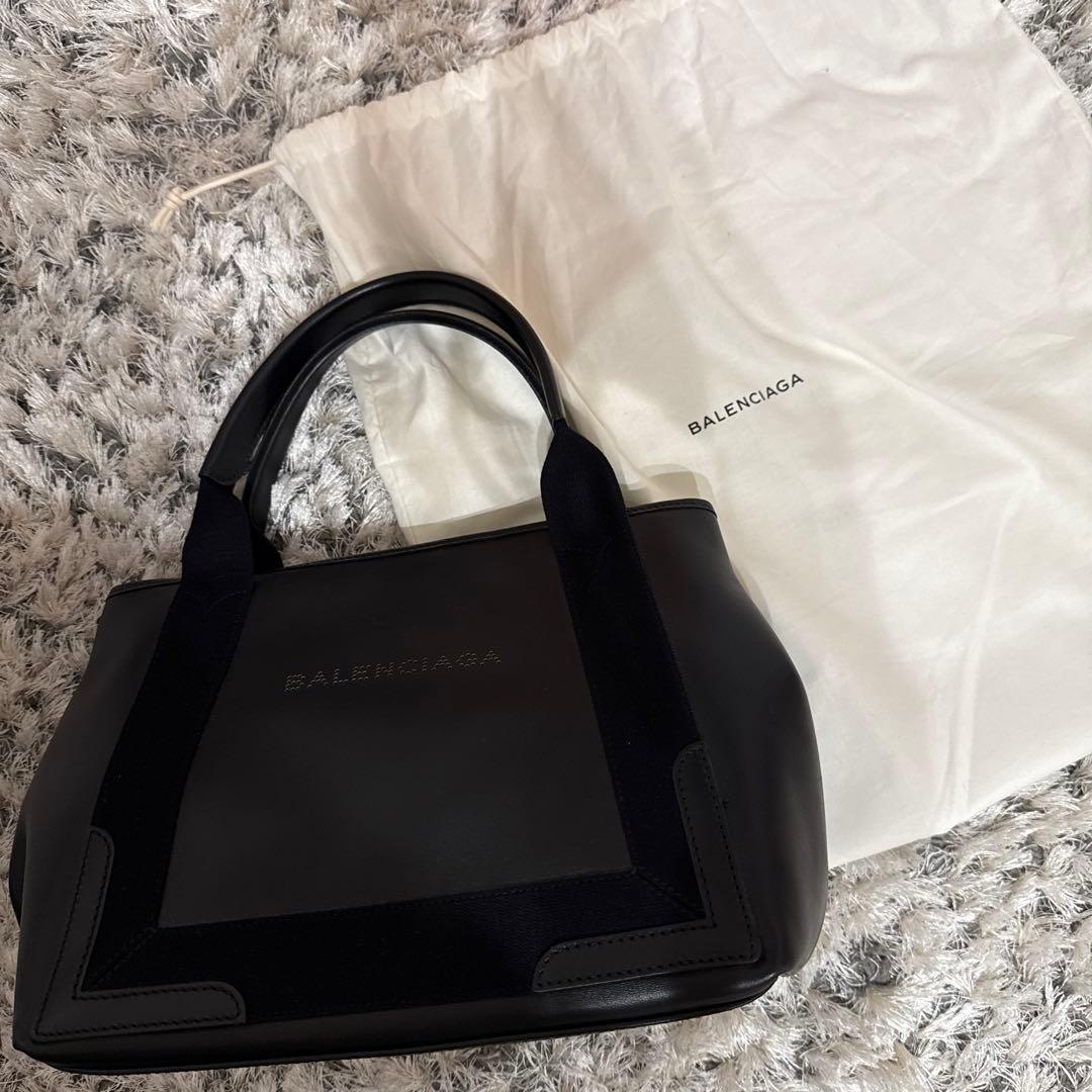 BALENCIAGA ブラック ハンドバッグ ポーチ付き