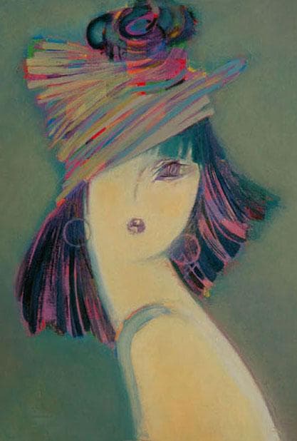 油絵 絵 絵画 インテリア F4-051613 人物 女性像