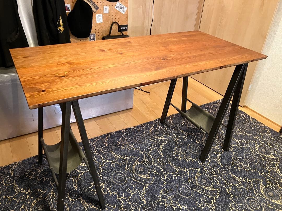 a.depeche プロック DIY クラフトアートダイニングテーブル 1200