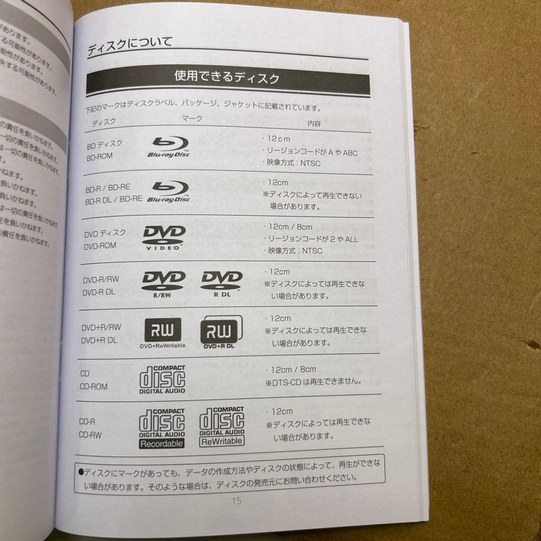 FANGOR ポータブルブルーレイプレーヤー　F–BR126