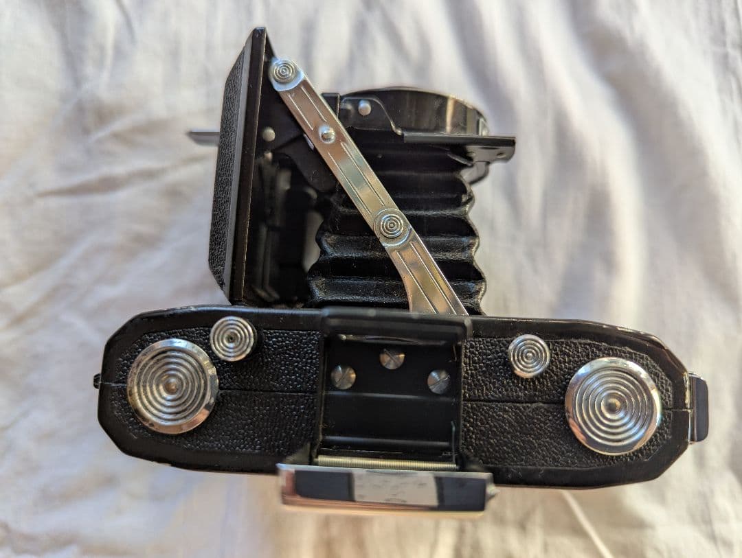 返品保証 ツァイスイコン ZEISS IKON Nettar 515 革ケース付