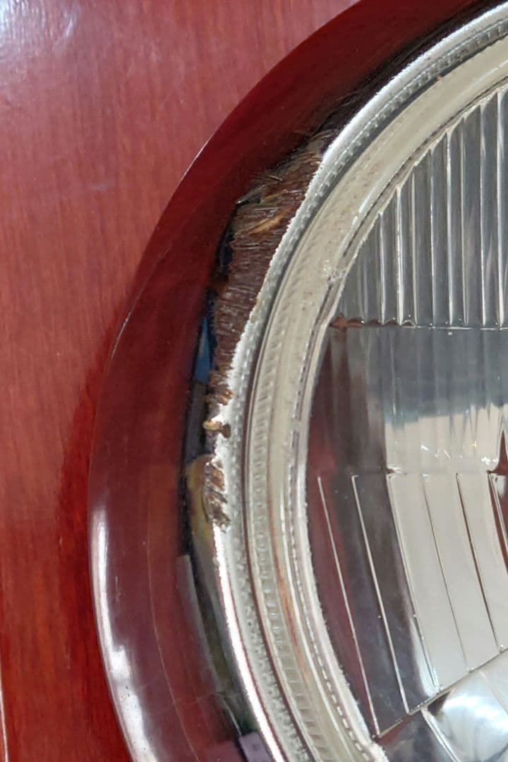 当時物 シビエ 凹み ヘッドライト 160パイ ホンダ CB400F