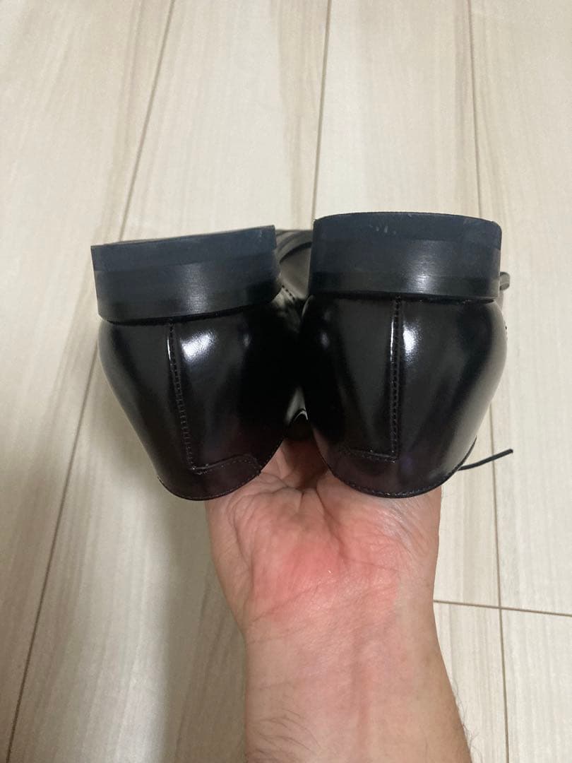 未使用 リーガル 黒 26UR スワールトゥ 革靴 ビジネスシューズ