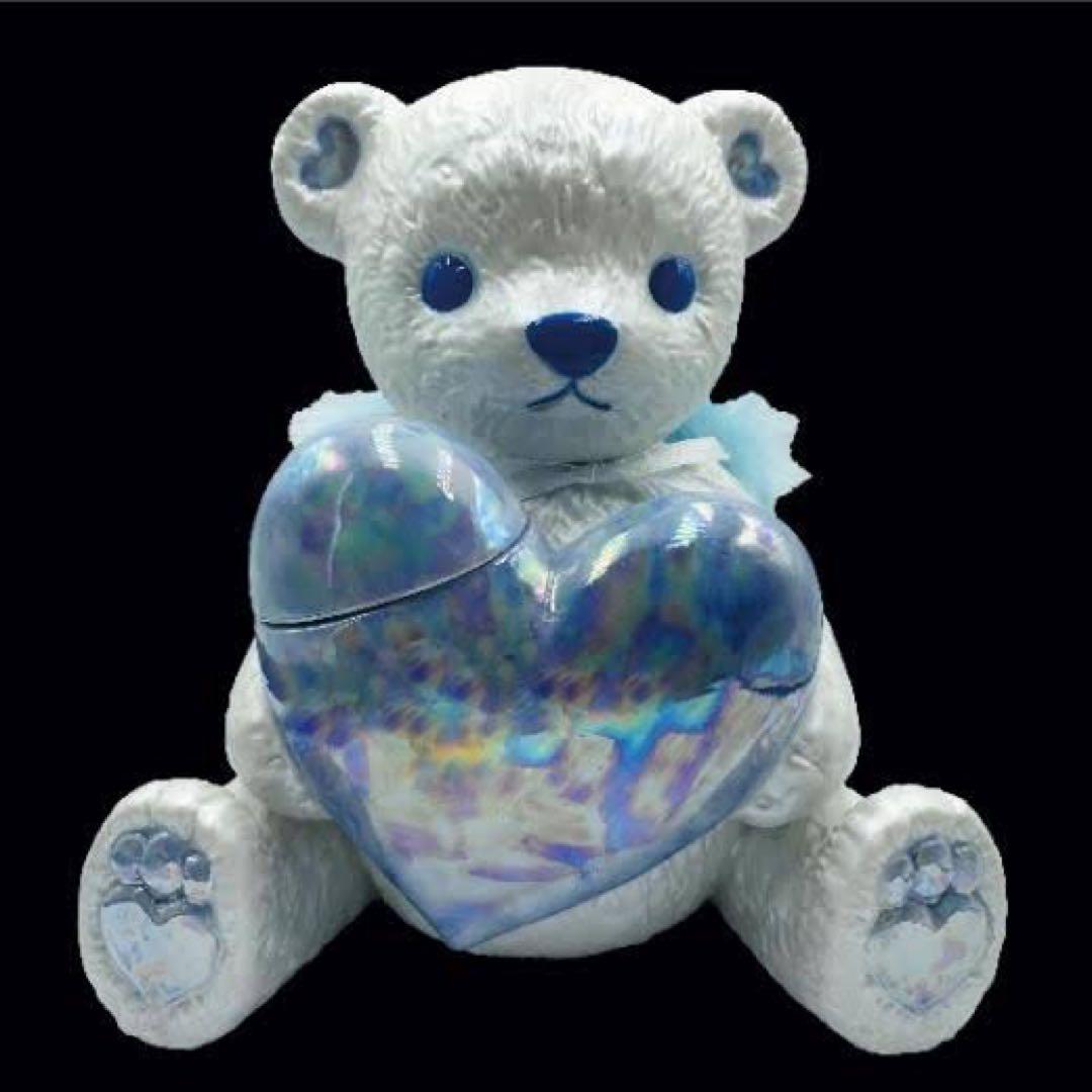 テディ デキャンタ【Angel】ブランデー 飾り ボトル ブルー 箱付き 未開封