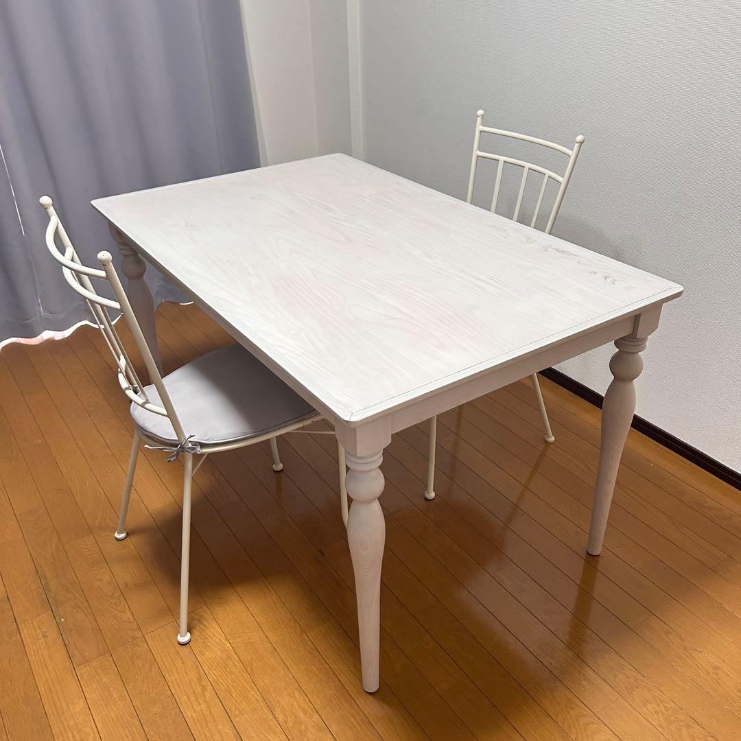 極美品　Francfranc／フランフラン　ダイニングテーブル　アルパ　キャーロ