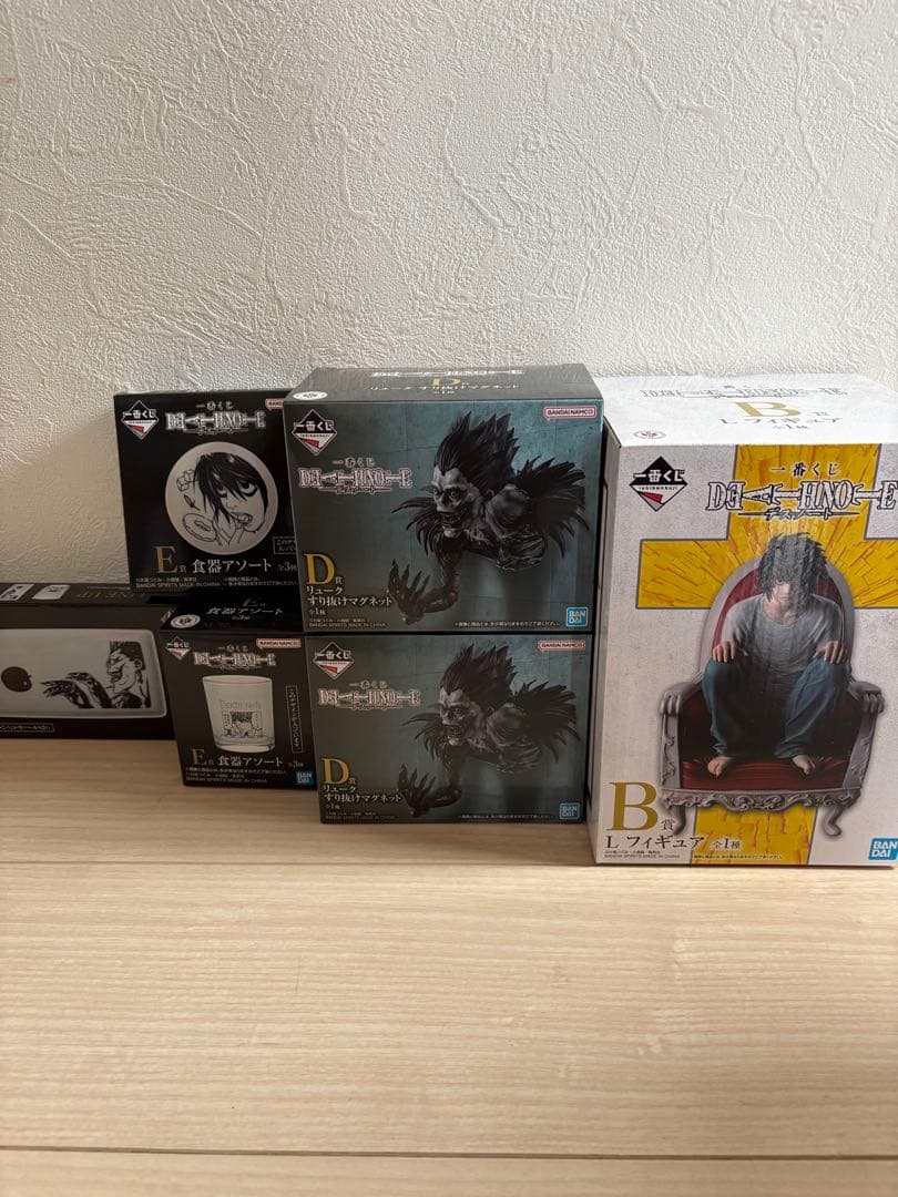 デスノート 1番くじ　B賞　Lフィギュア D賞 E賞