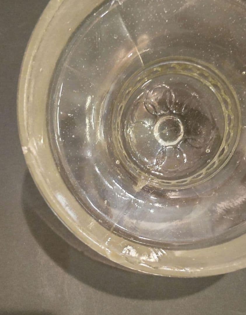 711B44骨董品 置物 昭和レトロ ガラス瓶 骨董