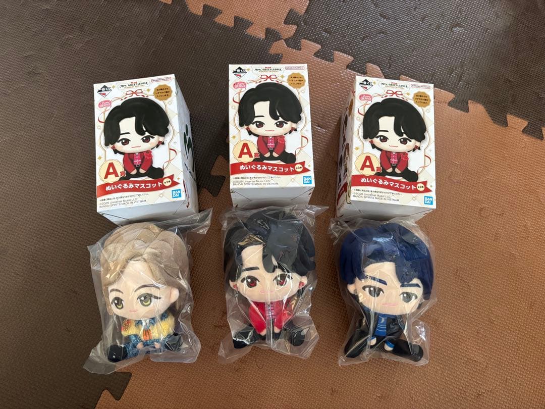 Mrs. GREEN APPLE 一番くじ ぬいぐるみマスコットセット売り