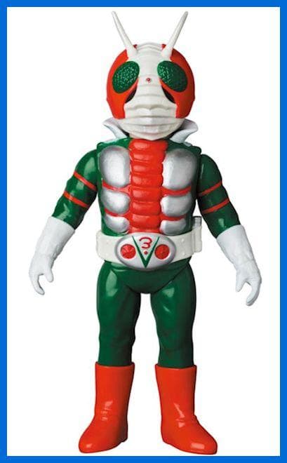 ★メディコム・トイ　東映レトロソフビ　仮面ライダーV３　未開封・新品！残１★
