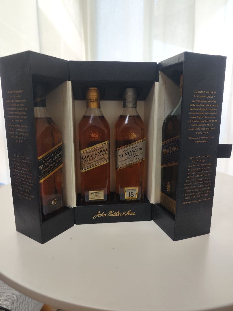 ジョニーウォーカー ザコレクション 200ml 4本セット 未使用