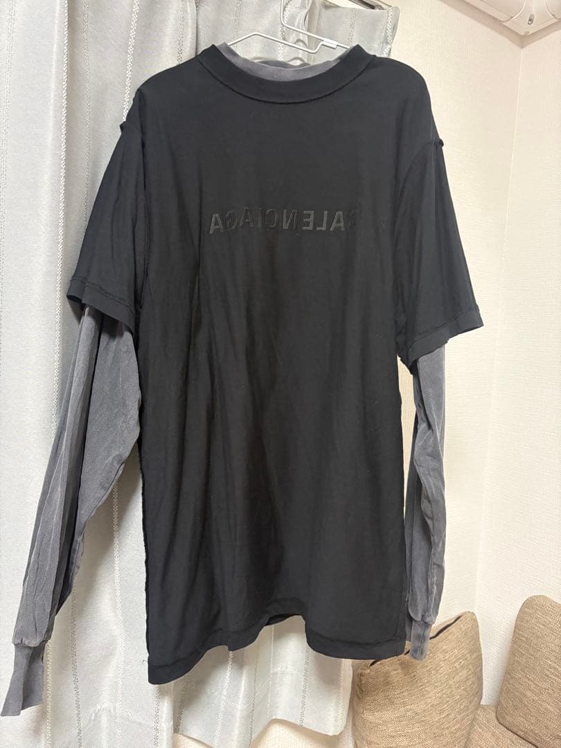 BALENCIAGA ブラック ロングTシャツ⭐︎美品