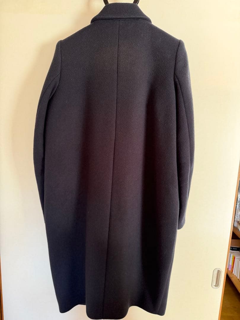 エンフォルド チェスターコート コクーン ロング ダークネイビー 36
