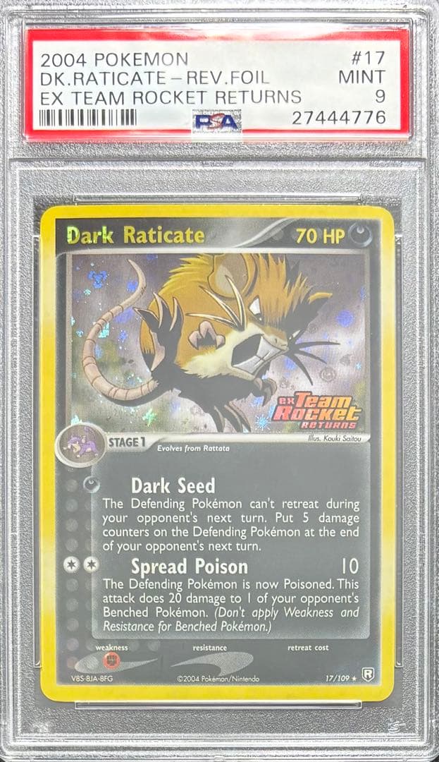 【PSA9】わるいラッタ 英語 17/109