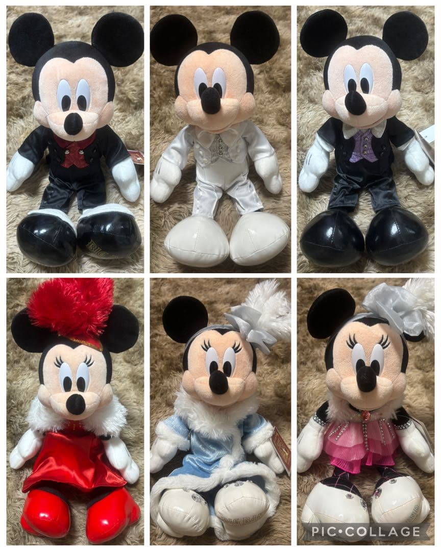 ビッグバンドビート ミッキー ミニー ぬいぐるみ