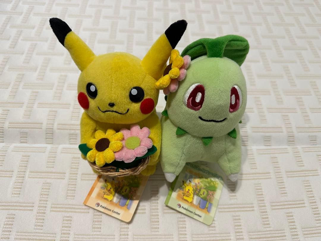 ピカチュウ チコリータ とりかえっこぬいぐるみ ポケモンセンター