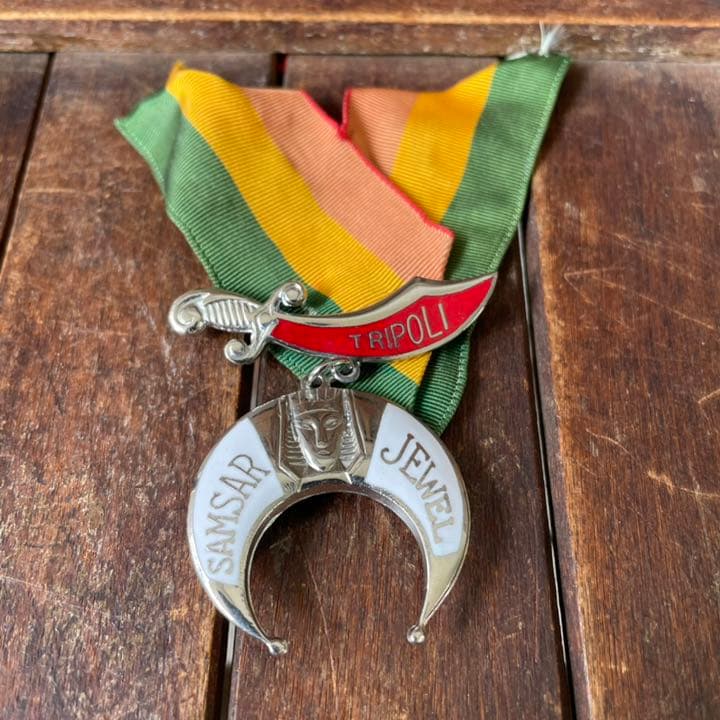 50s〜60s ヴィンテージ　フリーメイソン勲章　秘密結社アンティーク雑貨