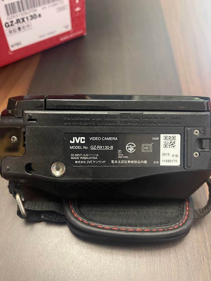 16さん専用　JVC エブリオ GZ-RX130-B 黒　ライター　三脚セット