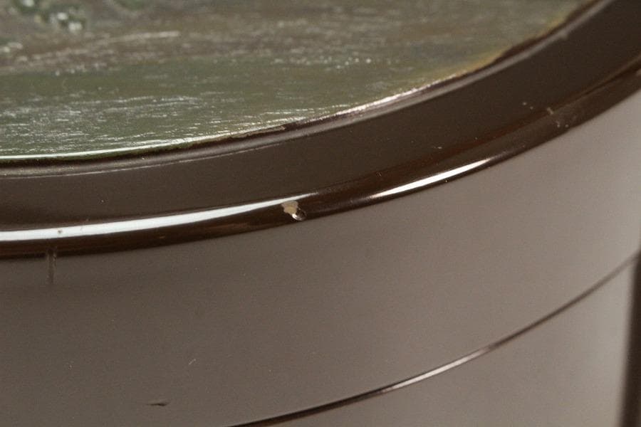 煎茶 高蒔絵 手堤茶櫃 時代物(K-A756)