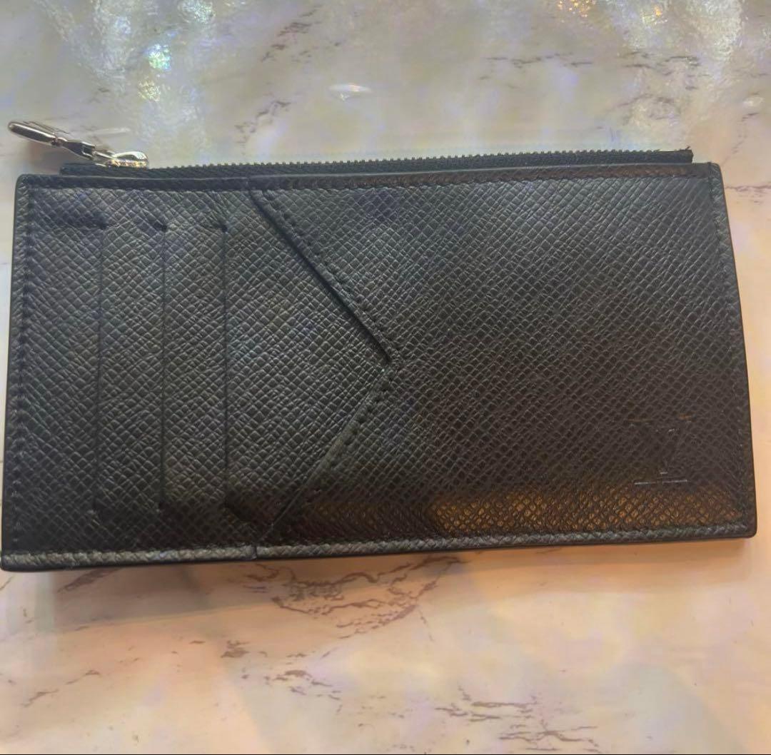 ルイヴィトン タイガ カードホルダー フラグメントケース黒