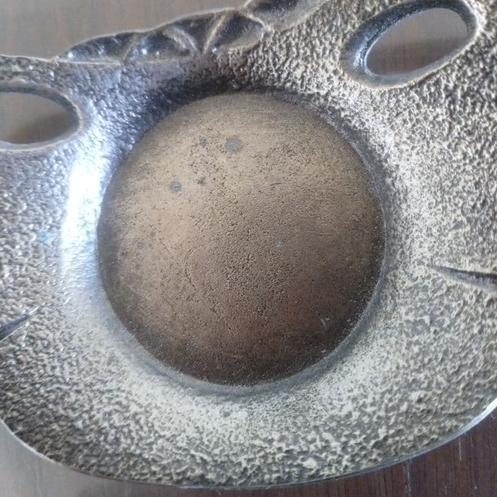 茶道具 煎茶 茶托 (桐箱付き)五枚 純銅