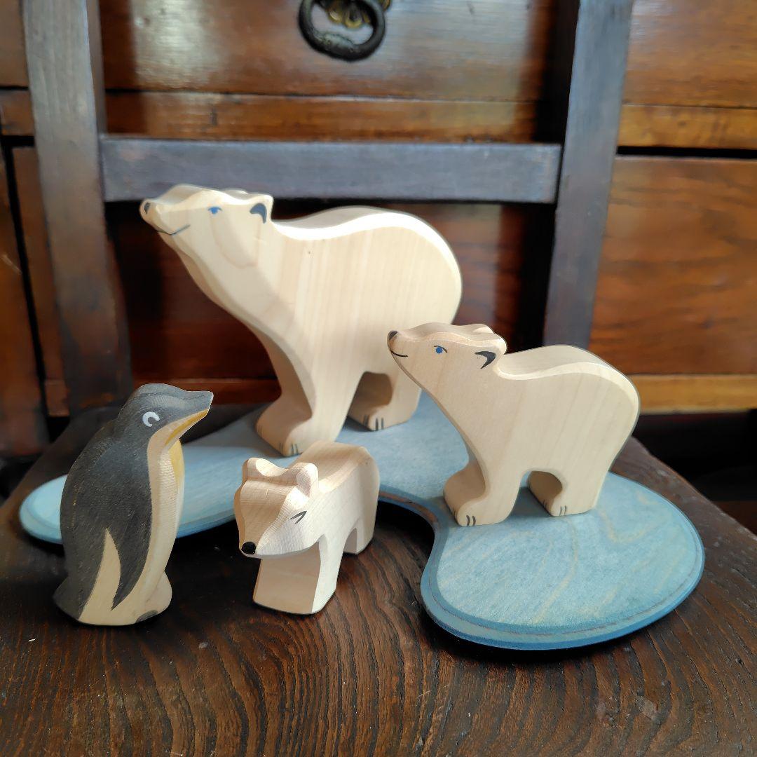 オストハイマーのシロクマ親子、ペンギンセット