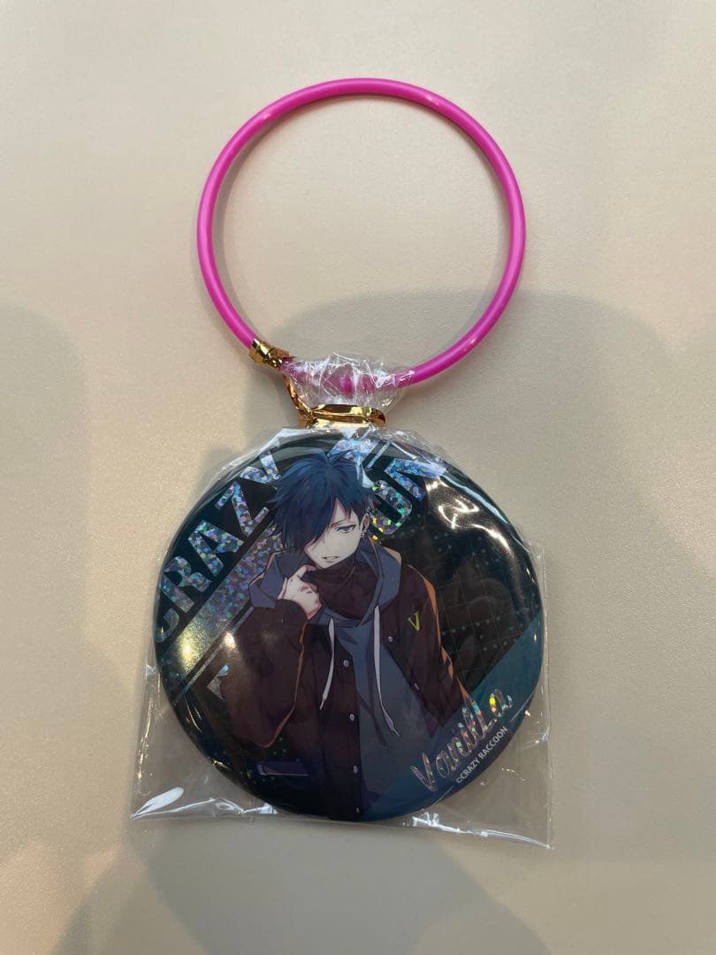 crazy raccoon ホログラム缶バッジ vanilla gigo バニラ