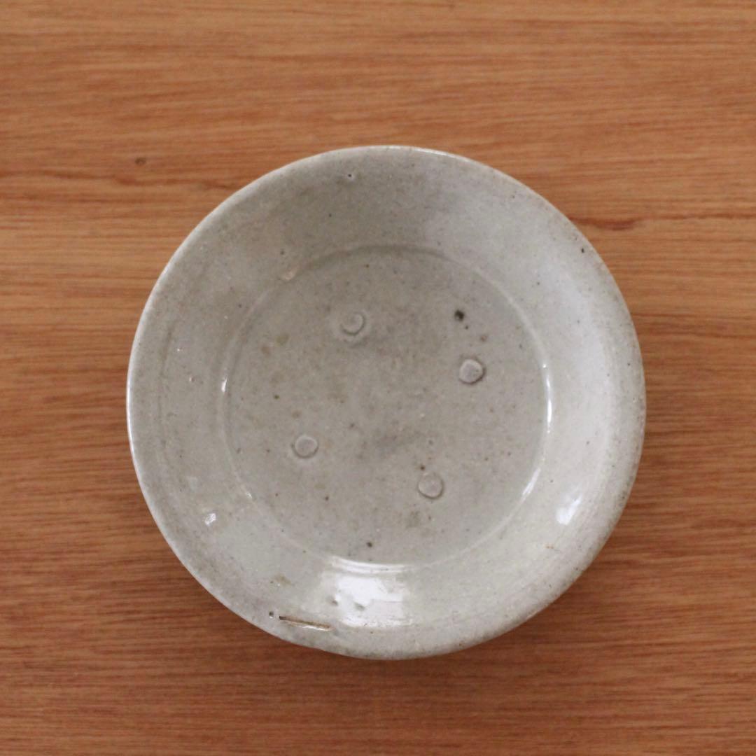李朝の小皿　骨董　古道具