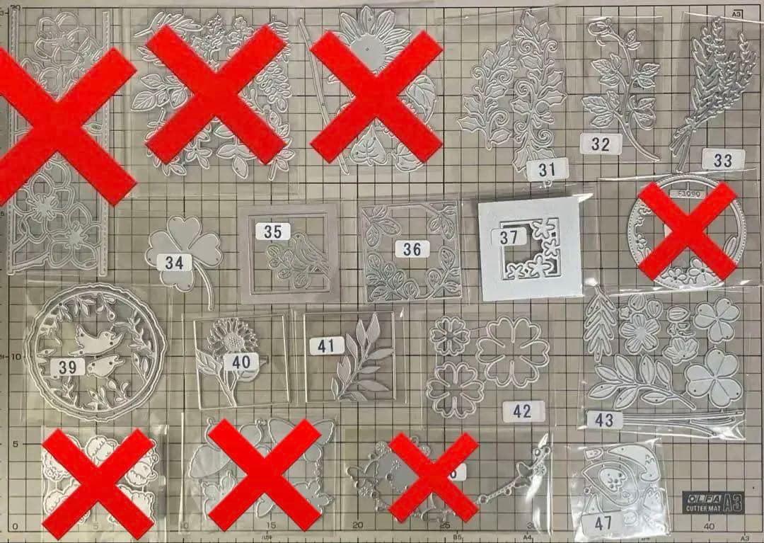 追加しました（お写真16.17枚目）選べるカッティングダイ　300円均一