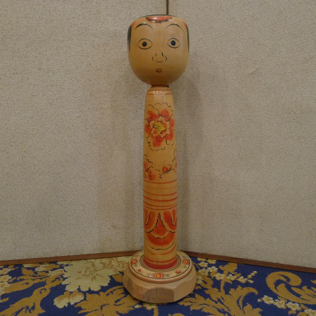 中ノ沢こけし　たこ坊主　本田信夫工人　80㎝