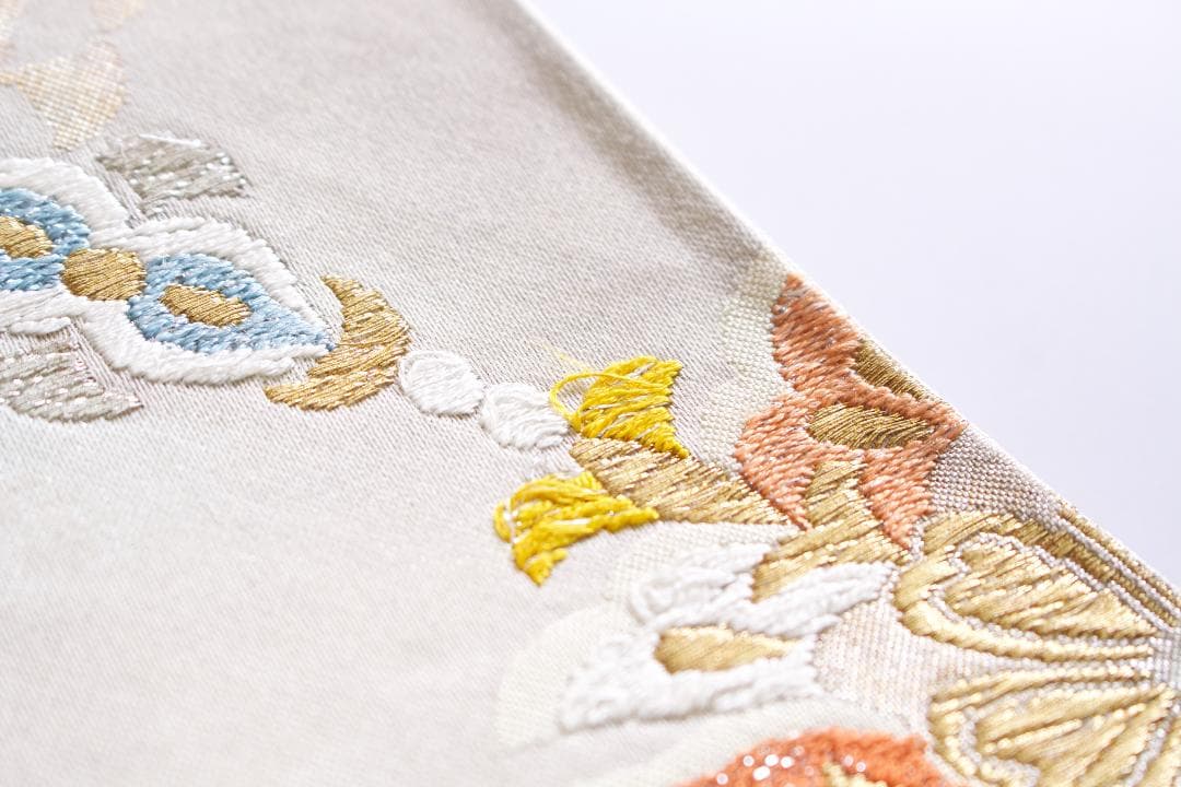 礼装用　六通袋帯　正絹　訪問着　付下