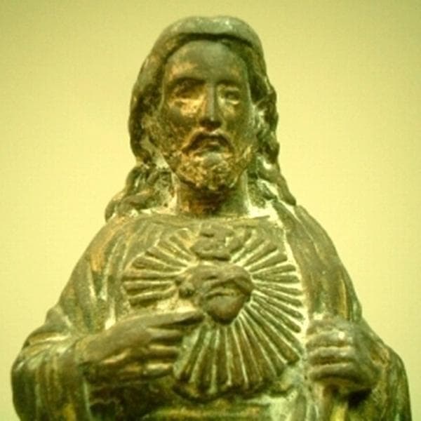 【1800年代】《cl151》フランス アンティーク 聖イエス 自立像