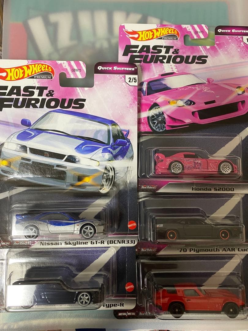 Hot Wheels ワイルドスピード クイック・シフターズ全5種セット