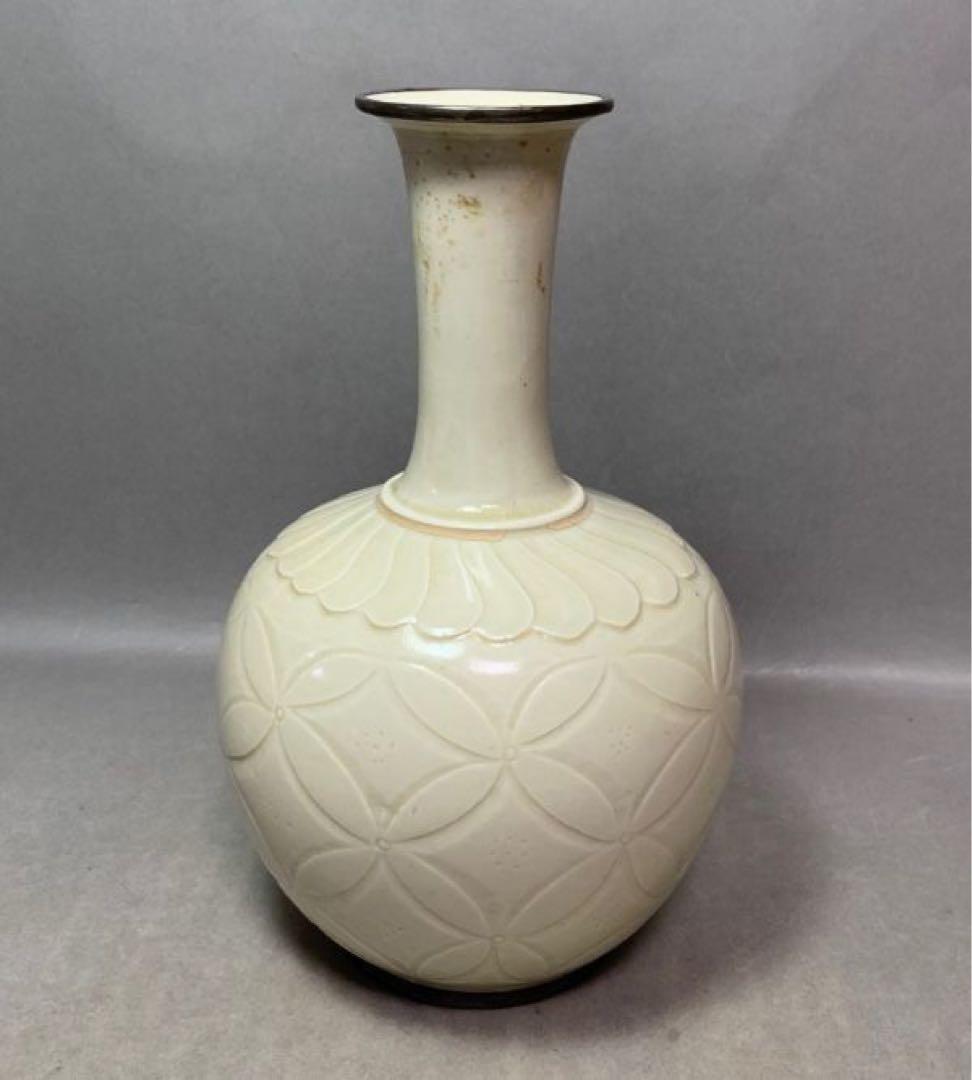 中国 刻七宝文瓶　u6220733