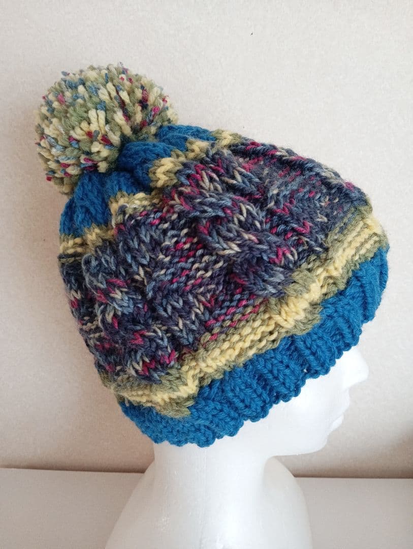 【常盤ひろみ】 手編み帽子　　手編み　帽子　5点セット　Sサイズ