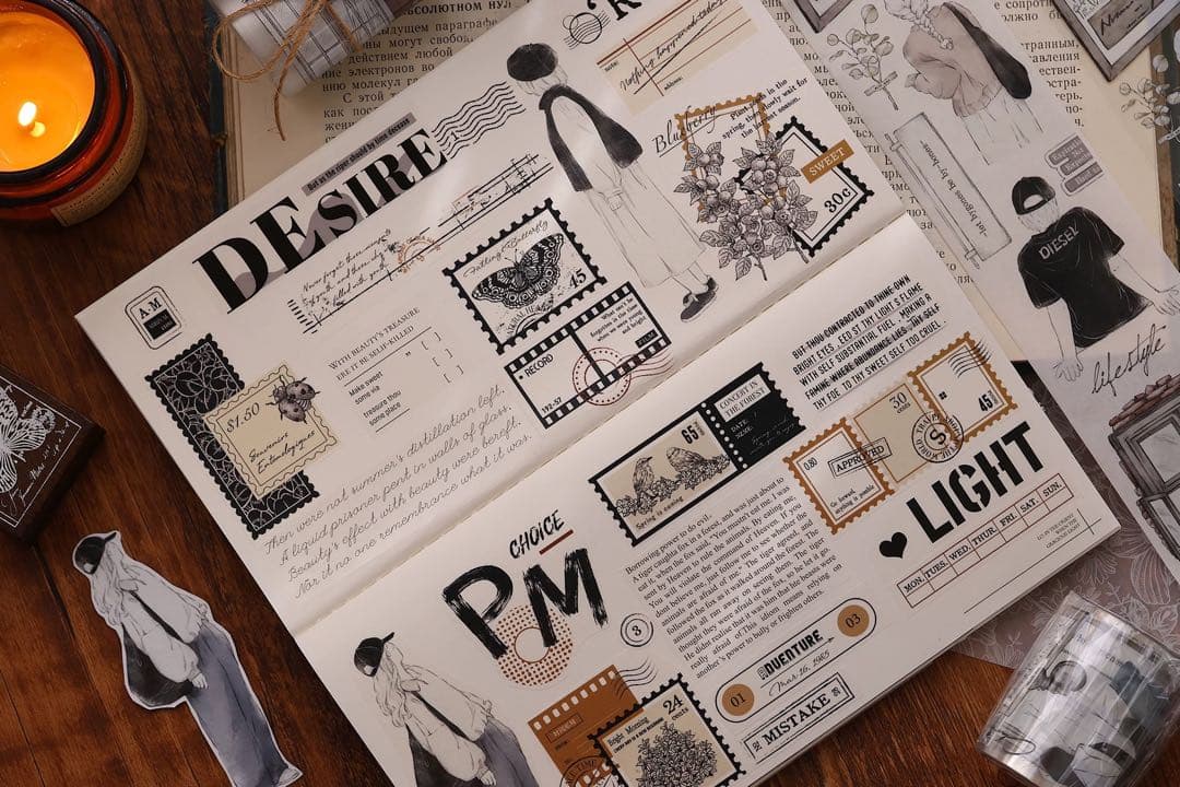 小白家文創《瞻望》海外マスキングテープ　マステ 【2035】