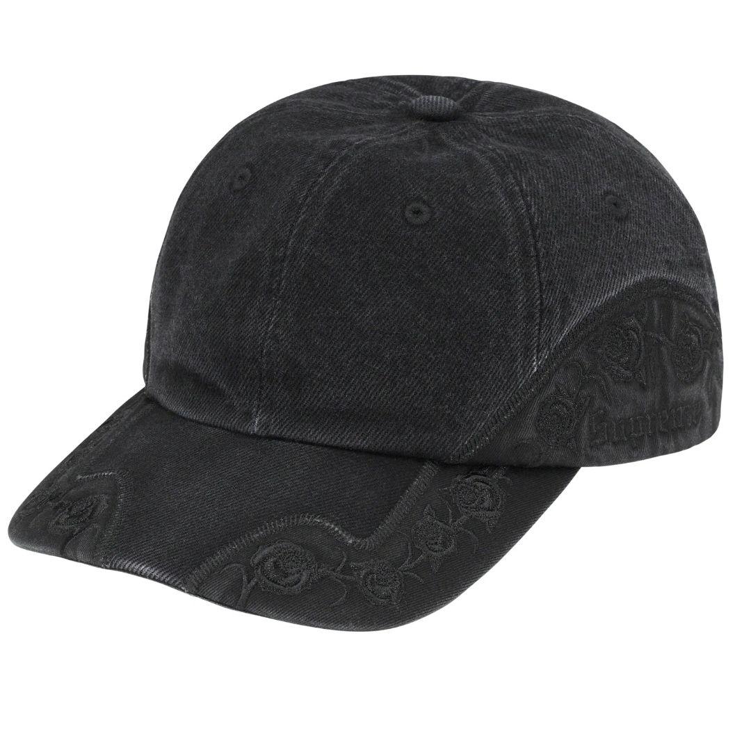 帽子 Supreme Roses 6-Panel Black