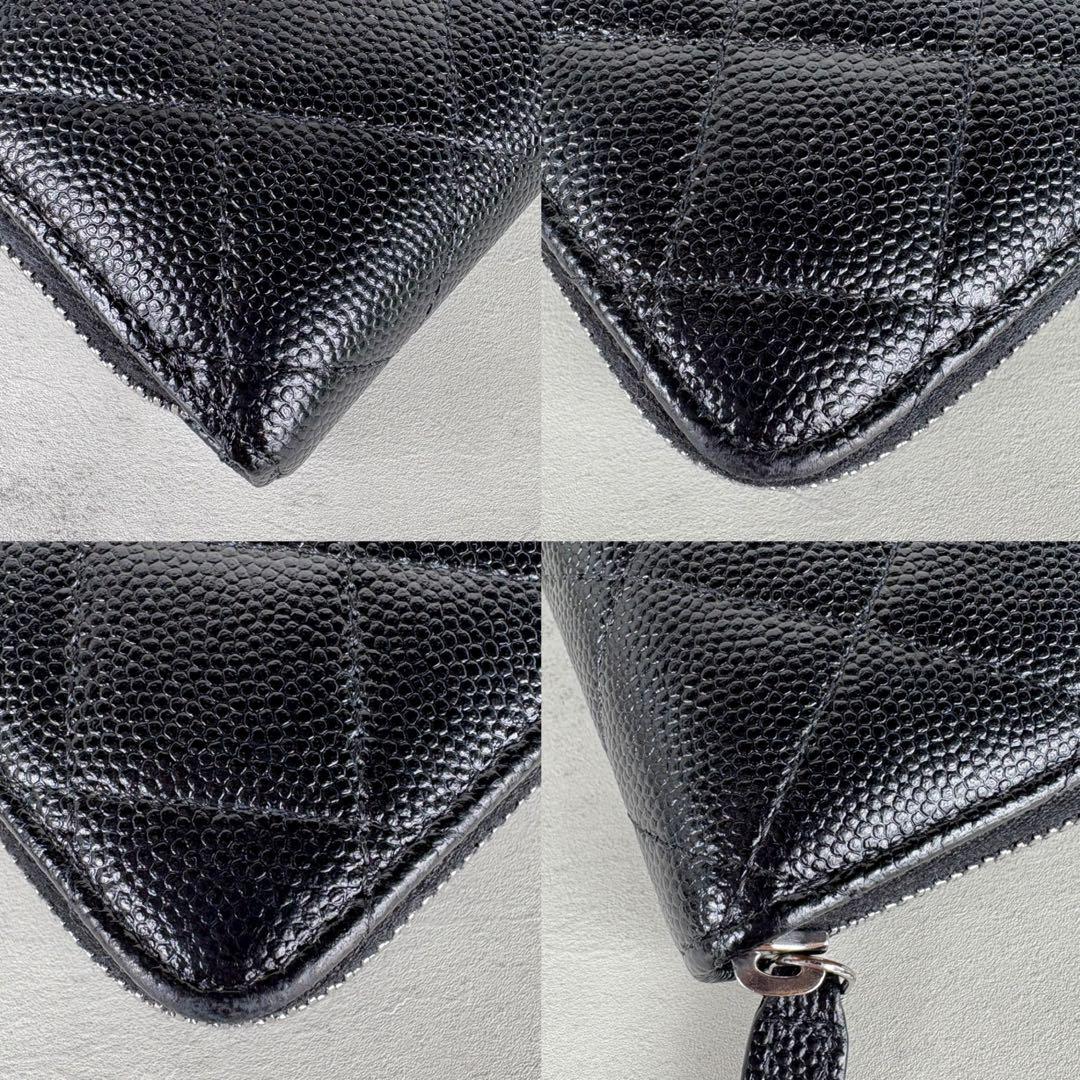 CHANEL マトラッセ　キャビアスキン　ケース　カードケース
