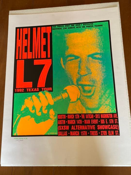 HELMET  L7  kozik  コジック　ポスター