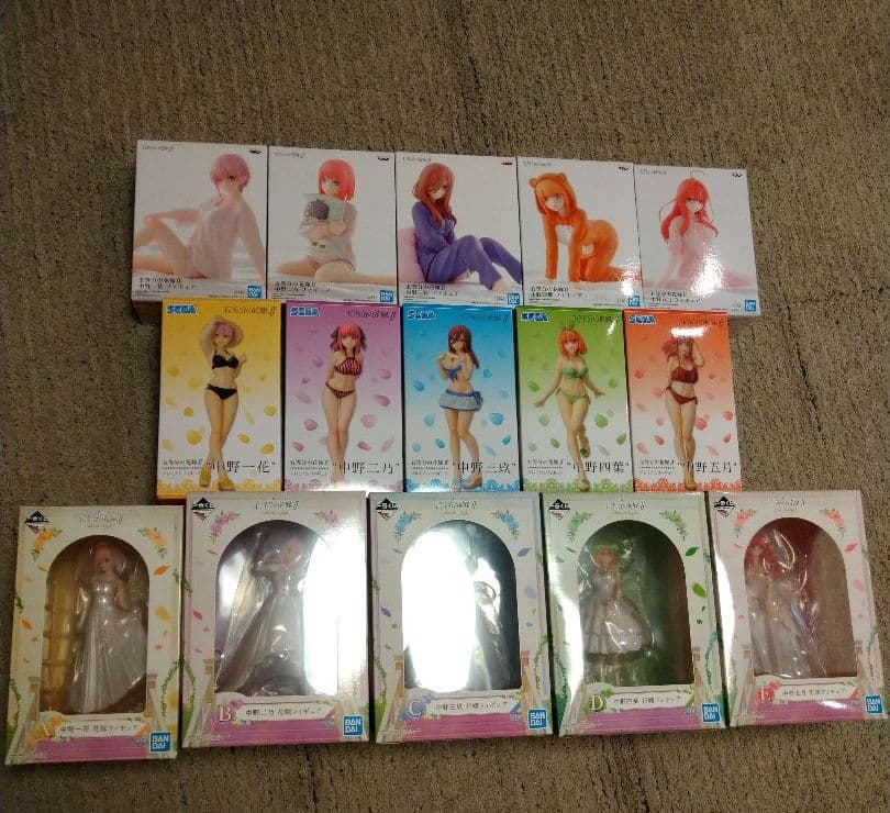 五等分の花嫁∬ 　フィギュア15体セット