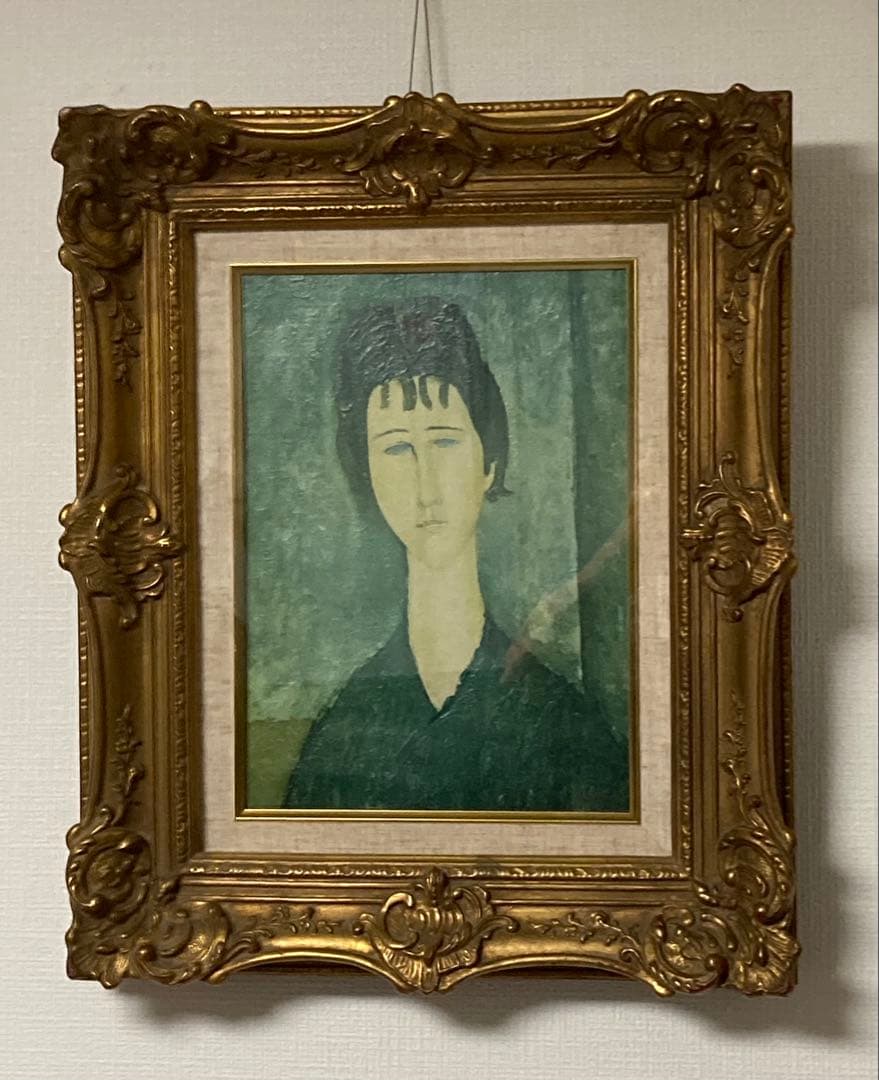 ◆モディニアーニ『 婦人像 』 ◆世界が認める/ PAT承認/ 名画 ◆油彩画