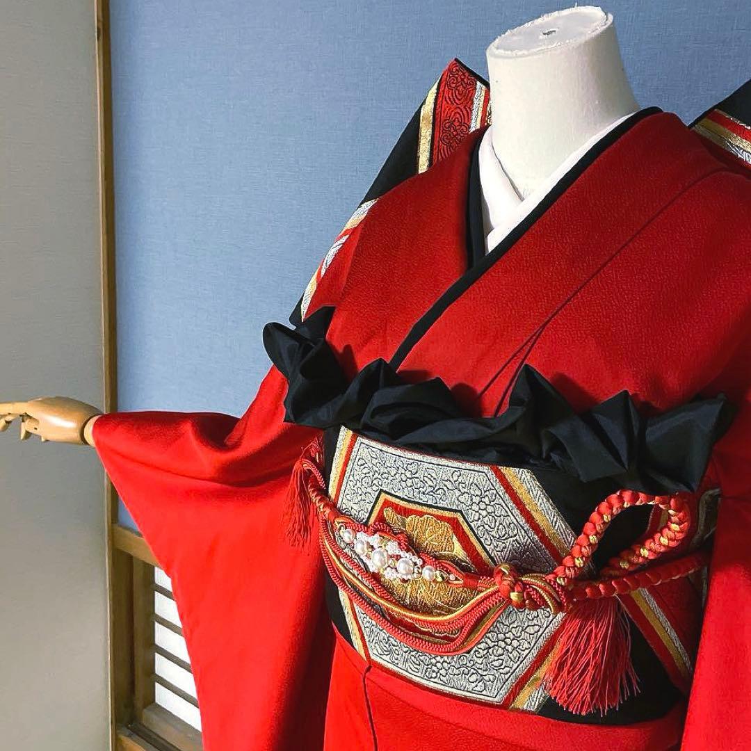 akkeyページ　高身長　作家斉藤三才　手描き友禅　裄丈69 成人式　振袖