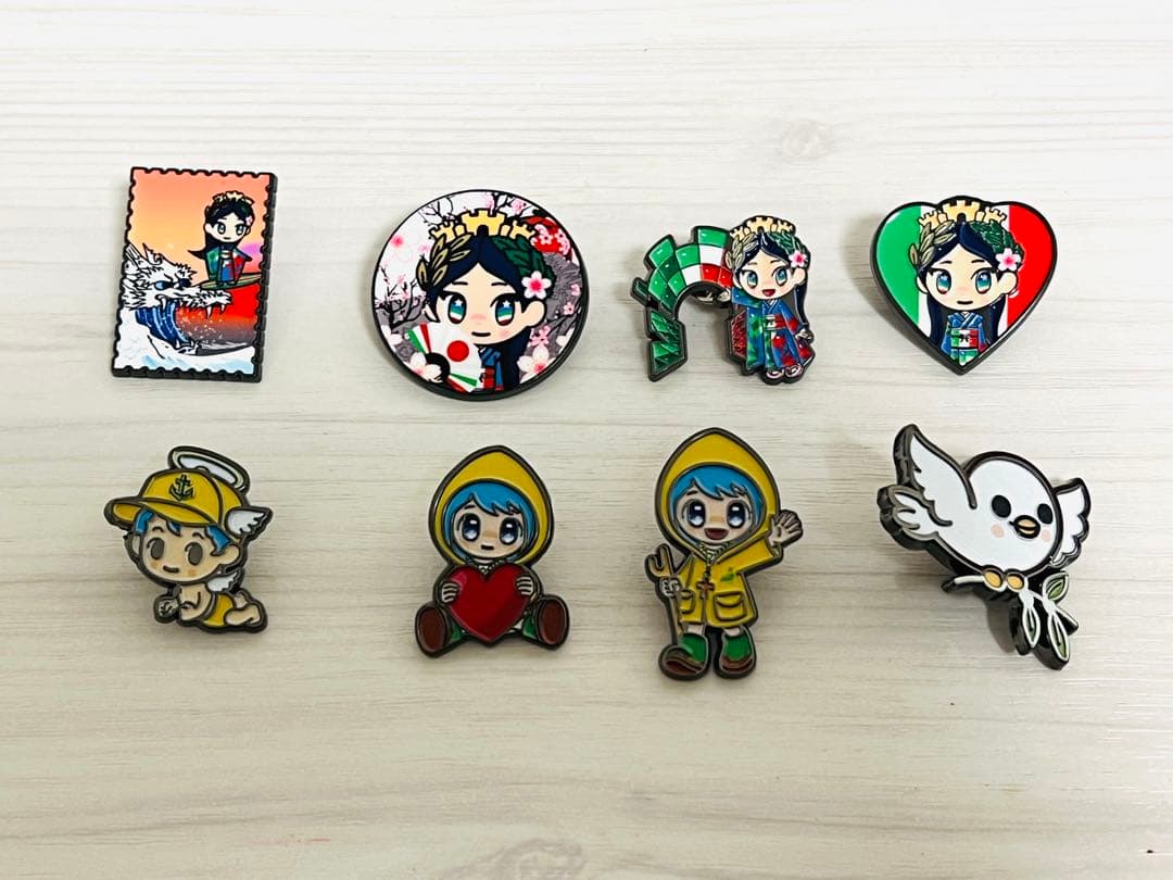 大阪万博　イタリア　ピンバッジ