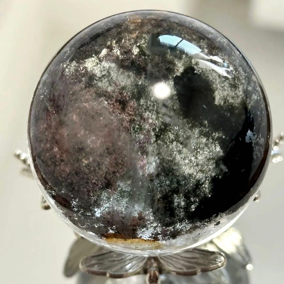 激安SALE【高品質】 約5.3cmガーデンクォーツスフィア 天然石 浄化