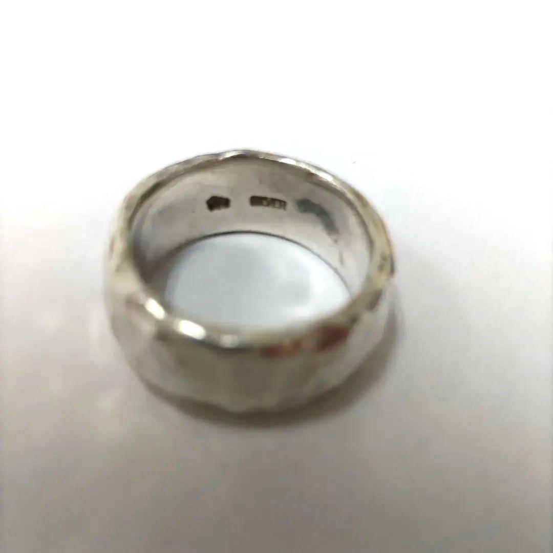 ピ*ン様 市松 シルバー 980 リング 18号