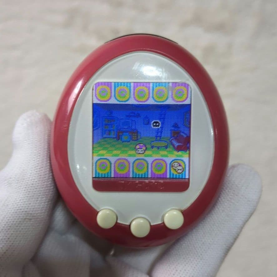 希少 動作品 ✨たまごっち プラスカラー マゼンタ バンダイ