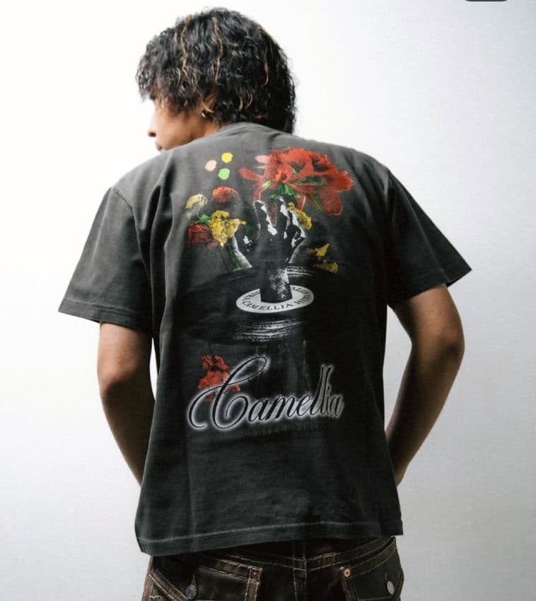 唾奇 武道館 物販Camellia TAO TEE 黒 ブラック tシャツ L