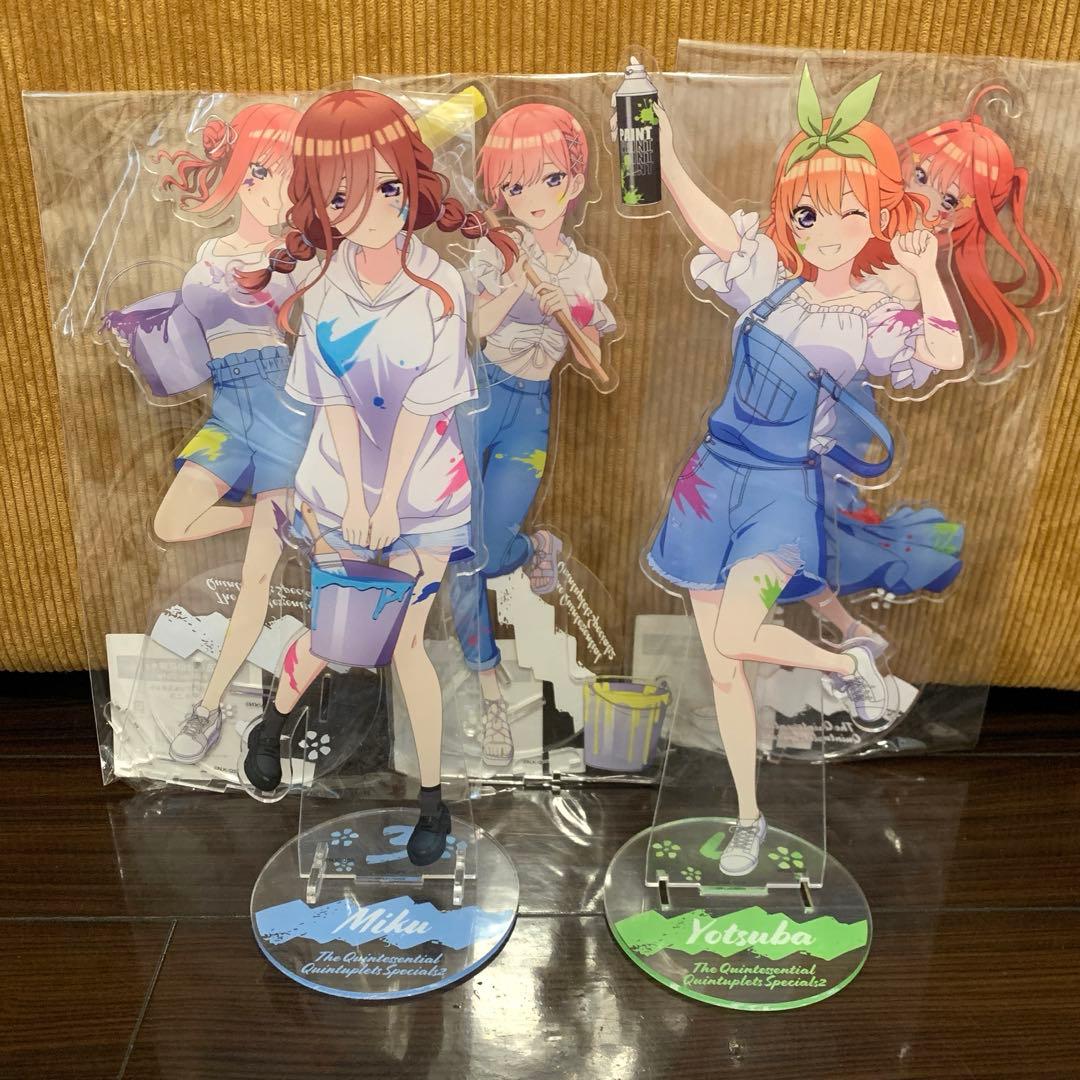 五等分の花嫁　ビッグアクリルスタンド　スイーツパラダイス